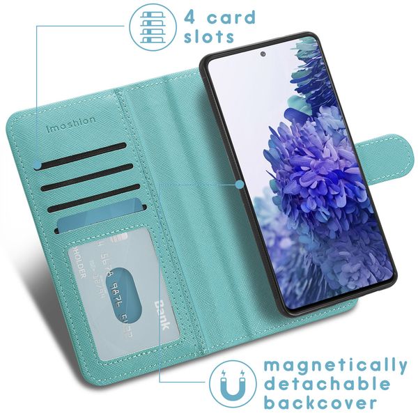 imoshion Luxuriöse Portemonnaie-Klapphülle Samsung Galaxy S20 FE - Türkis