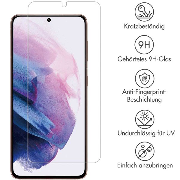 Selencia Displayschutz aus gehärtetem Glas Samsung Galaxy S21 Plus