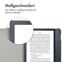 imoshion Canvas Sleepcover Klapphülle mit Stand für das Kobo Libra H2O - Dunkelblau