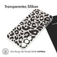 imoshion Design Hülle Samsung Galaxy A34 (5G) - Leopard Transparent