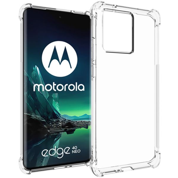 imoshion Shockproof Case für das Motorola Edge 40 Neo - Transparent