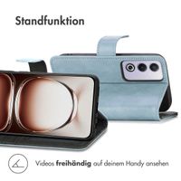 imoshion Luxuriöse Klapphülle Oppo A80 5G - Hellblau