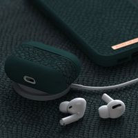 Njorð Collections Salmon Leather Case für Apple AirPods Pro 1 / Pro 2 - Dark Green