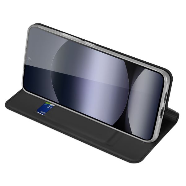 Dux Ducis Slim TPU Klapphülle für das Xiaomi Redmi Note 14 (4G) - Schwarz