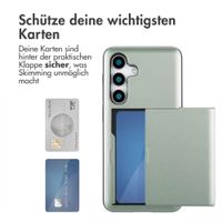imoshion Backcover mit Kartenfach Samsung Galaxy S25 - Grün