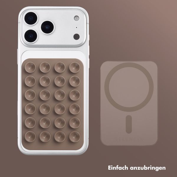 Selencia MagSafe-Saugnapf-Handyhalterung - Taupe