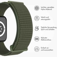 imoshion Nylonarmband für das  Apple Watch Series 1 t/m 11 / SE / Ultra (44/45/46/49 mm) - Army Green
