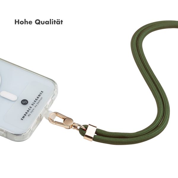 Selencia Universal-Handykette - Dark Olive