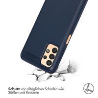 imoshion Brushed Back Cover für das Samsung Galaxy A13 (4G) - Dunkelblau