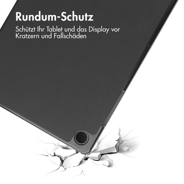 imoshion Trifold Klapphülle Samsung Galaxy Tab A11 Plus - Schwarz