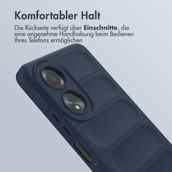 imoshion EasyGrip Back Cover für das Oppo A58 (4G) - Dunkelblau