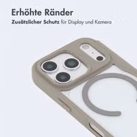 imoshion Transparente Bookcase mit MagSafe Apple iPhone 17 Pro - Beige