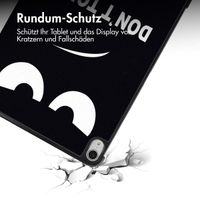 imoshion Design Trifold Klaphülle Apple iPad Air 13 Zoll (2025) M3 / (2024) M2 - Don't touch