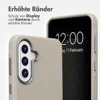 Accezz MagSafe Leather Backcover Samsung Galaxy A57 (5G) - Light Grey