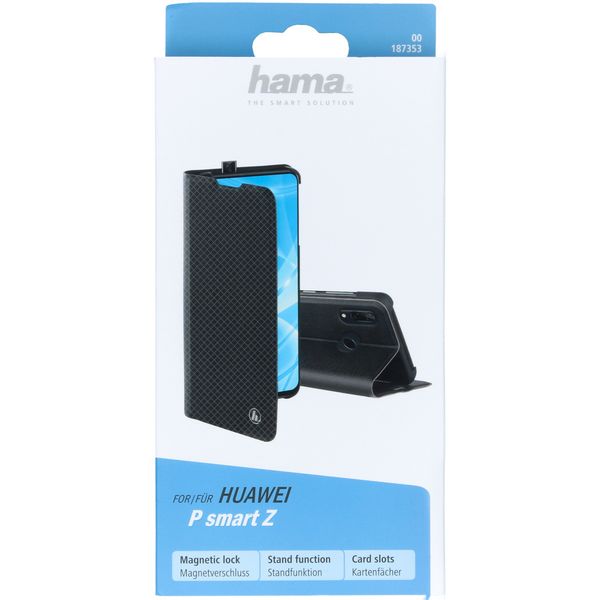 Hama Slim Pro Klapphülle Case Schwarz für das Huawei P Smart Z