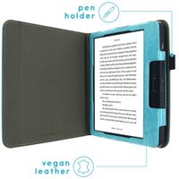 imoshion Vegan Leather Klapphülle Kobo Libra H2O - Hellblau