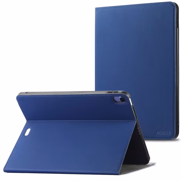 Accezz Classic Klapphülle Apple iPad Air 11 Zoll (2025) M3 / (2024) M2 / Air 5 (2022) / Air 4 (2020) - Dunkelblau