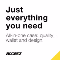 Accezz Wallet TPU Klapphülle Samsung Galaxy S21 - Dunkelblau