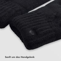 Selencia Touchscreen-Handschuhe mit Woll-Optik - Damen - Größe M - Schwarz