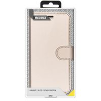 Accezz Wallet TPU Klapphülle Samsung Galaxy A72 - Gold