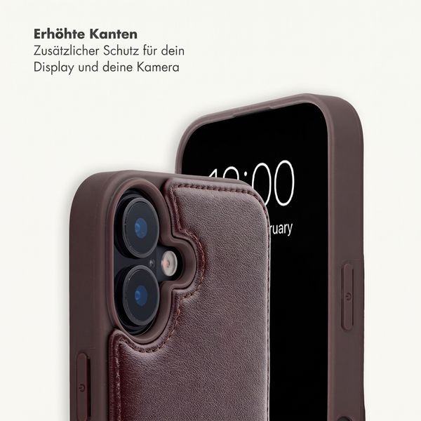 Selencia Nova HandyHülle mit Kordel und Kartenhalter Apple iPhone 17 - Checks