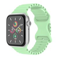 imoshion Athletisches Silikonarmband für die Apple Watch Series 1 bis 10 / SE / Ultra (2) (44/45/46/49 mm) - Mintgrün