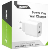 Accezz Power Plus Wall Charger - 33W - Weiß