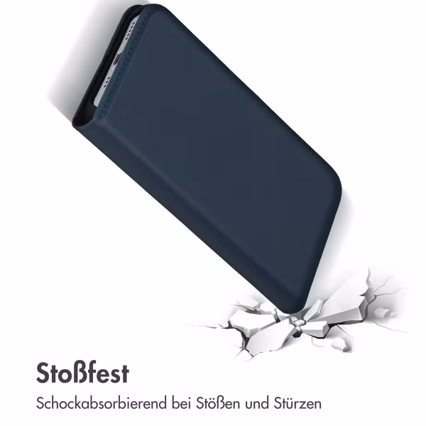 Accezz Premium Leather Slim Klapphülle für das Apple iPhone 14 Pro - Dunkelblau