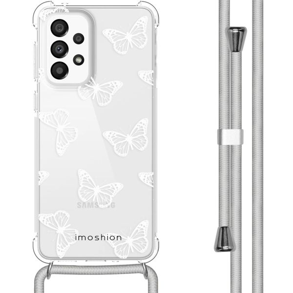 imoshion Design Hülle mit Band für das Samsung Galaxy A33 - Butterfly