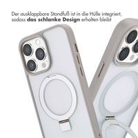 Accezz Ring Stand Backcover mit MagSafe für das Apple iPhone 14 Pro Max - Grey