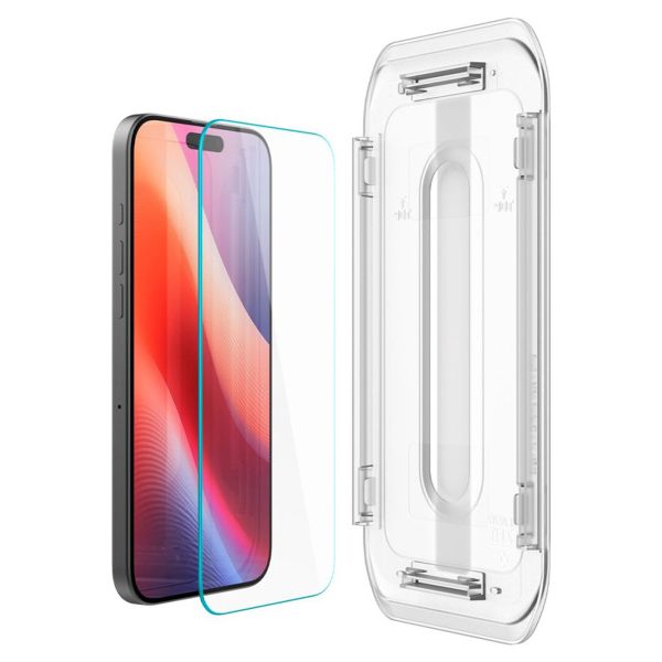 Spigen EZ Fit Glas.tR mit Installation Tray - 1er Pack Apple iPhone 16 Pro