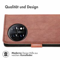 imoshion Luxuriöse Klapphülle für das OnePlus 11 - Braun