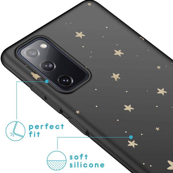 imoshion Design Hülle für das Samsung Galaxy S20 FE - Sterne / Schwarz