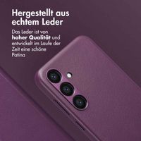 Accezz 2-in-1 Klapphülle aus Leder mit MagSafe Samsung Galaxy S23 FE - Heath Purple