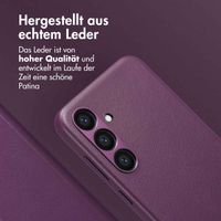 Accezz 2-in-1 Klapphülle aus Leder mit MagSafe für das Samsung Galaxy S23 FE - Heath Purple