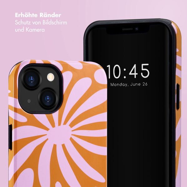 Selencia Vivid Back Cover Apple iPhone 13 - Modern Bloom Pink