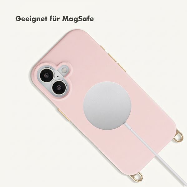 Selencia Rivièra Backcover mit MagSafe mit abnehmbaren Haken Apple iPhone 17 - Sorbet Pink
