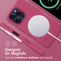 imoshion Color Backcover mit abtrennbarem Band MagSafe für das iPhone 16 Pro - Raspberry