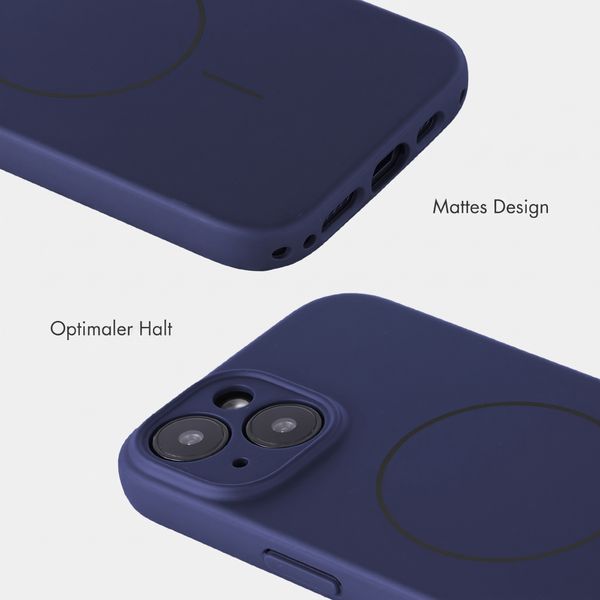 Accezz Grip Backcover mit MagSafe Apple iPhone 13 - Dunkelblau