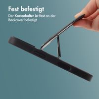 imoshion Backcover mit Kartenfach und Ständer Apple iPhone 17 - Schwarz