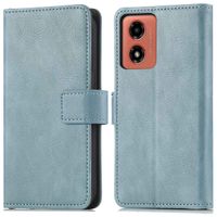 imoshion Luxuriöse Klapphülle Motorola Moto G04 / G24 - Hellblau