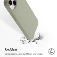 Accezz Liquid Silikoncase mit MagSafe Apple iPhone 13 Mini - Cooper Green