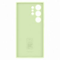 Samsung Original Silikon Cover Samsung Galaxy S24 Ultra - Light Green