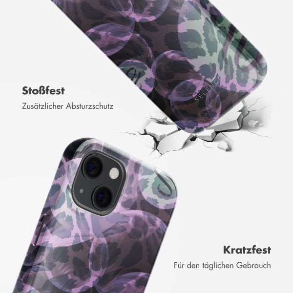 Selencia Vivid Rückabdeckung mit MagSafe Apple iPhone 13 - Leo Bubble Green