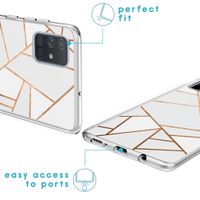 imoshion Design Hülle für das Samsung Galaxy A71 - White Graphic