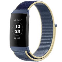 imoshion Nylonarmband für das  Fitbit Charge 3 / 4 - Blau