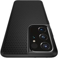 Spigen Liquid Air™ Backcover Samsung Galaxy S21 Ultra - Schwarz