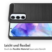 imoshion Brushed Back Cover für das Samsung Galaxy A55 - Schwarz