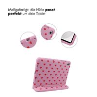 imoshion Kinder­sicheres Design Backcover mit Griff Samsung Galaxy Tab A11 Plus / A9 Plus - Herzchen