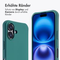 imoshion Color Backcover mit abtrennbarem Band MagSafe für das Apple iPhone 16 - Dark Green